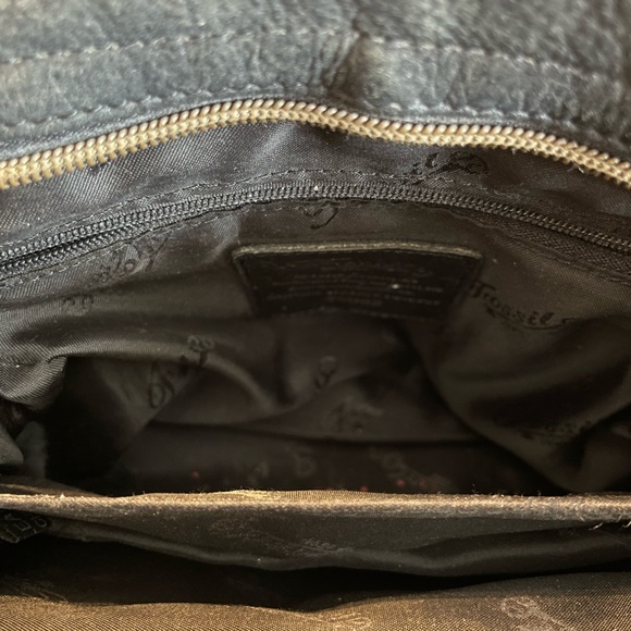 Vintage Fossil Leather Crossbody Bag - Picture 6 of 7